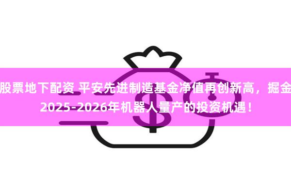 股票地下配资 平安先进制造基金净值再创新高，掘金2025-2026年机器人量产的投资机遇！