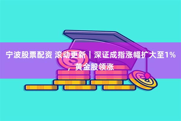 宁波股票配资 滚动更新｜深证成指涨幅扩大至1%，黄金股领涨