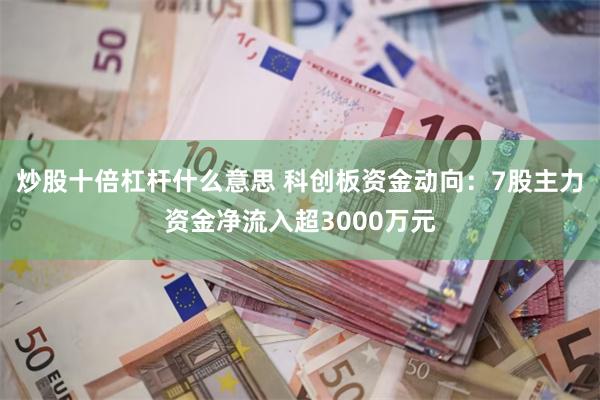 炒股十倍杠杆什么意思 科创板资金动向：7股主力资金净流入超3000万元