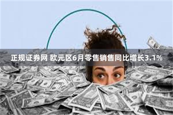正规证券网 欧元区6月零售销售同比增长3.1%