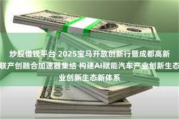 炒股借钱平台 2025宝马开放创新行暨成都高新智能网联产创融合加速器集结 构建AI赋能汽车产业创新生态新体系