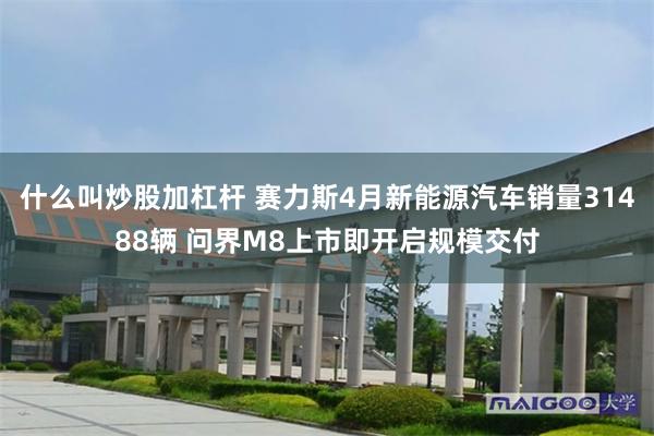什么叫炒股加杠杆 赛力斯4月新能源汽车销量31488辆 问界M8上市即开启规模交付