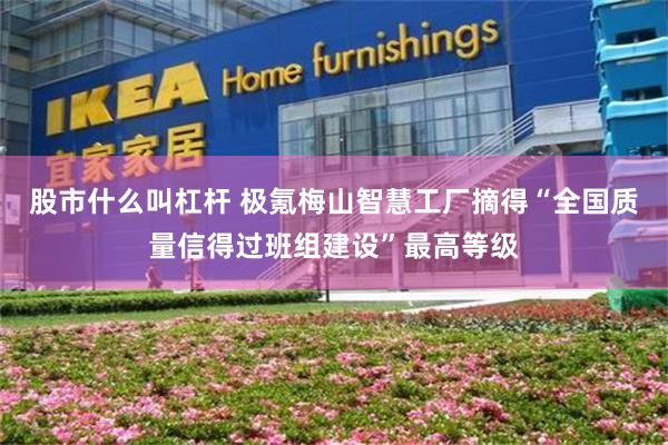 股市什么叫杠杆 极氪梅山智慧工厂摘得“全国质量信得过班组建设”最高等级