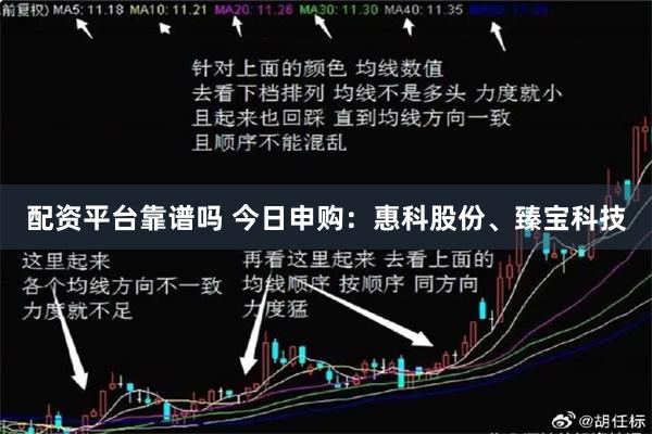 配资平台靠谱吗 今日申购:惠科股份、臻宝科技