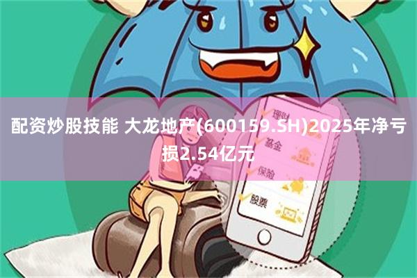 配资炒股技能 大龙地产(600159.SH)2025年净亏损2.54亿元
