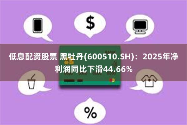 低息配资股票 黑牡丹(600510.SH)：2025年净利润同比下滑44.66%