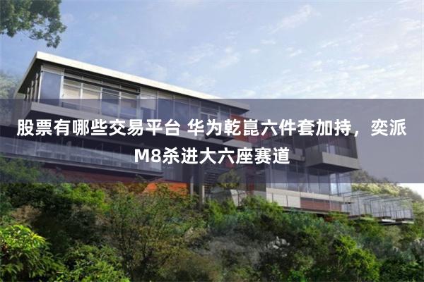 股票有哪些交易平台 华为乾崑六件套加持，奕派M8杀进大六座赛道